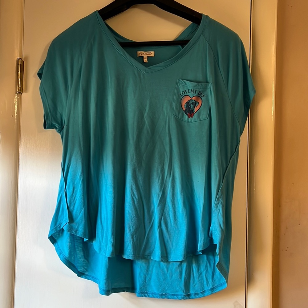 Red Camel Plus “Love My BFF” tee - 2X - Gently Used Condition